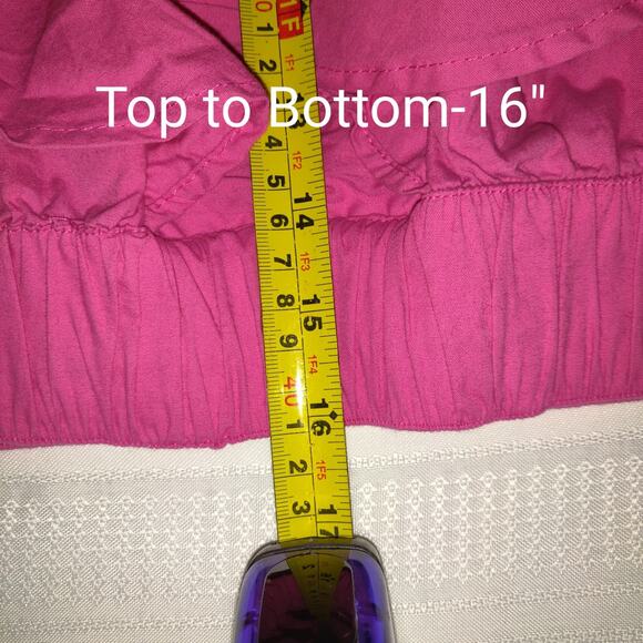 Bright Pink Peasant Maxi Dress 2pc L Tiered Boho Whimsigoth Ruffles Cropped - Picture 13 of 16